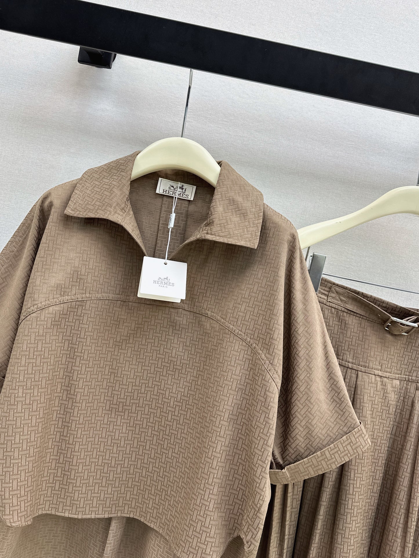 Jacquard Shirt Set