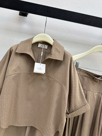 Jacquard Shirt Set