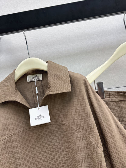 Jacquard Shirt Set