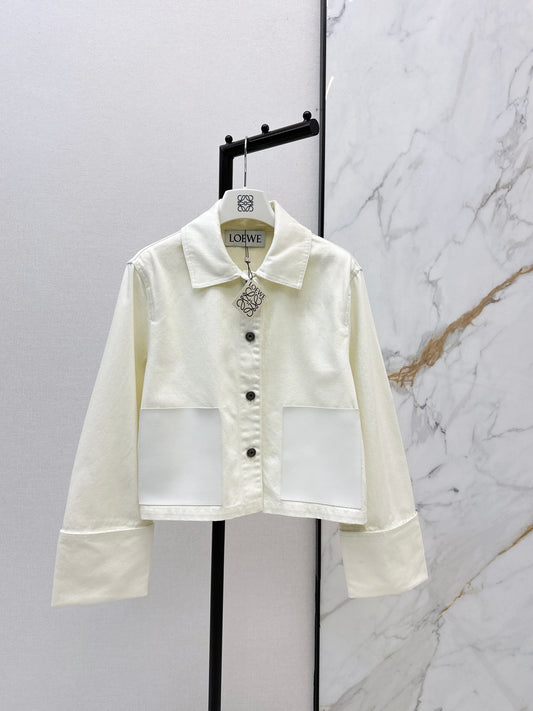 Denim Rolled-Sleeve Jacket