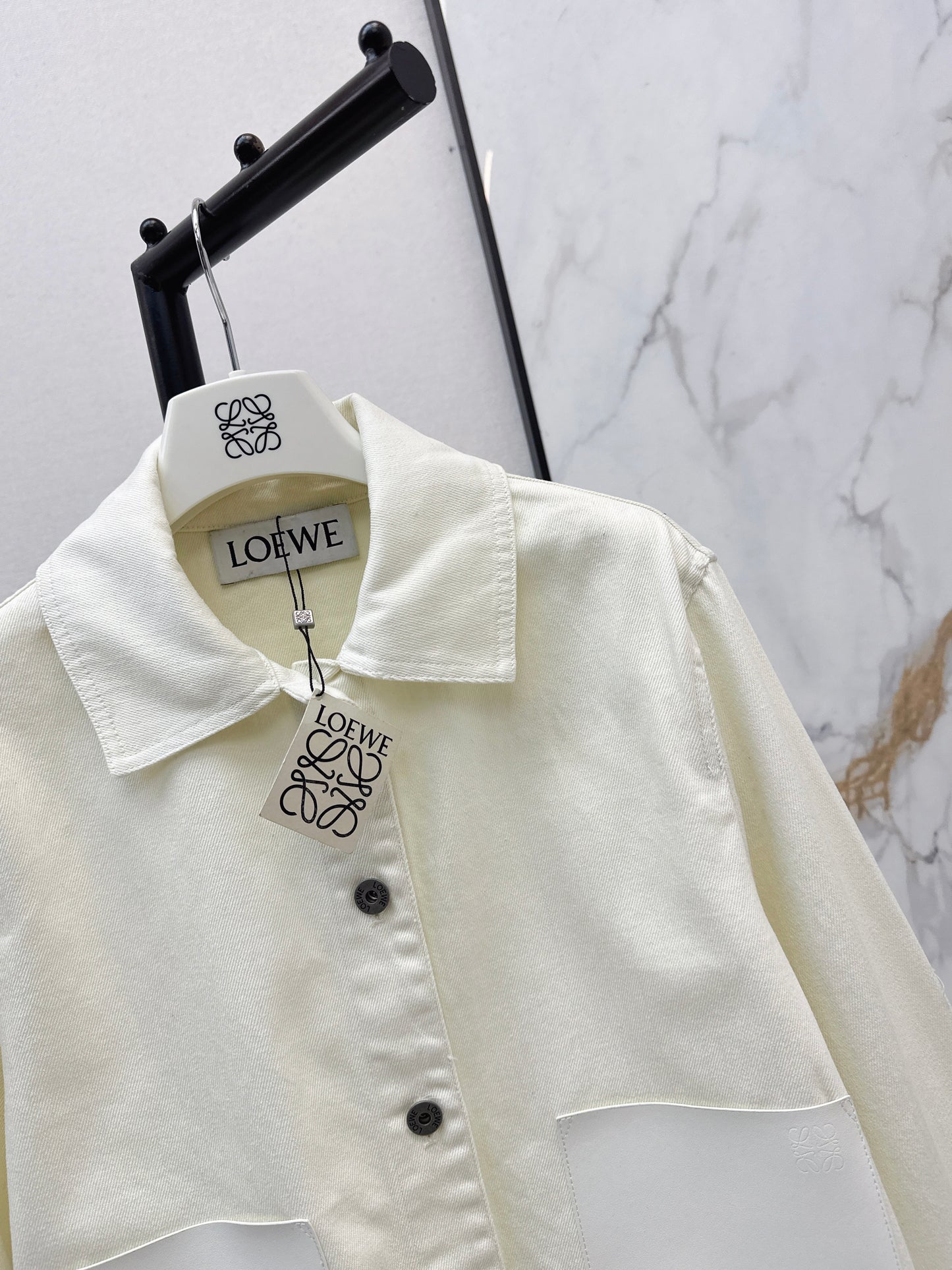 Denim Rolled-Sleeve Jacket