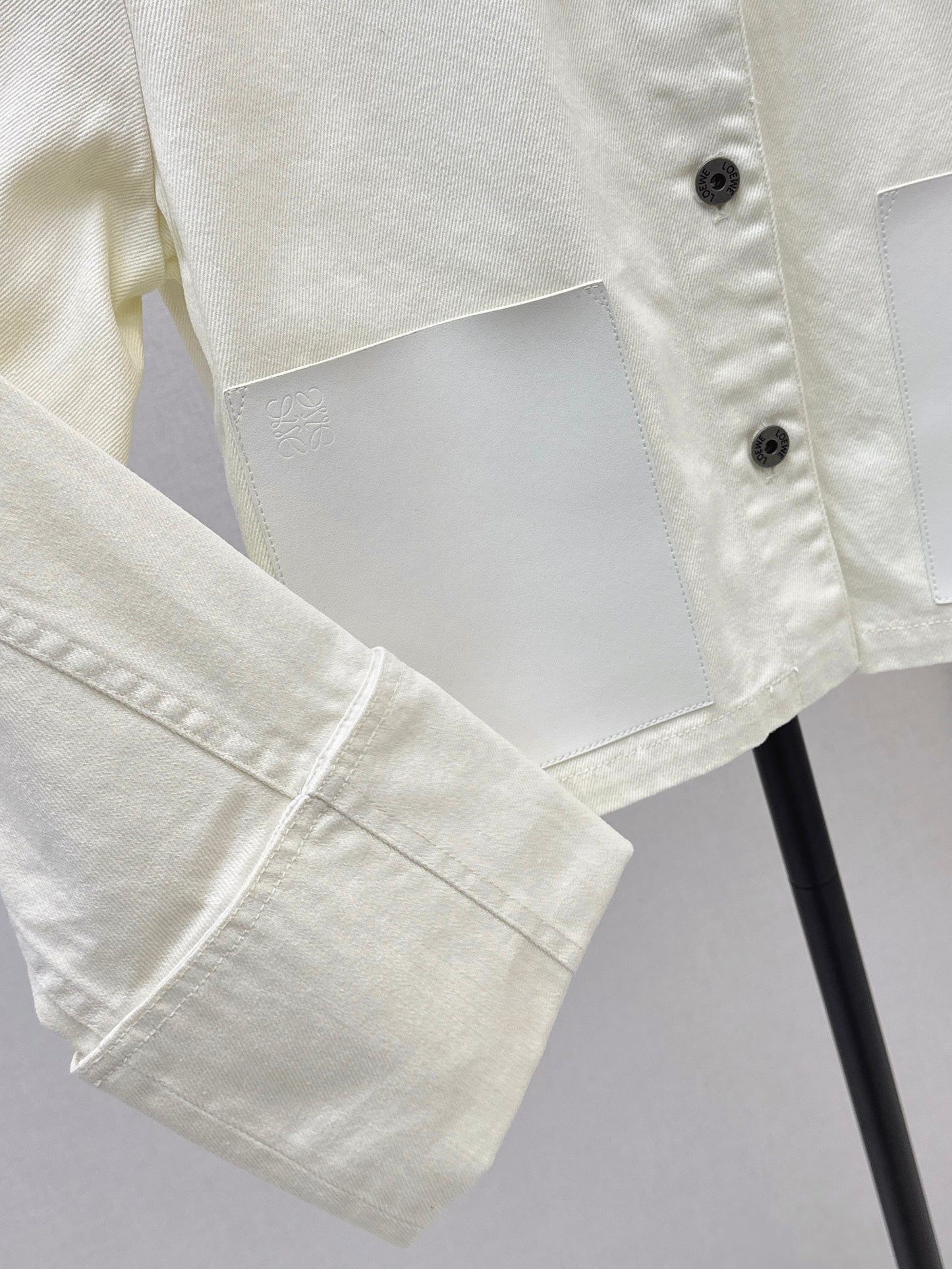 Denim Rolled-Sleeve Jacket