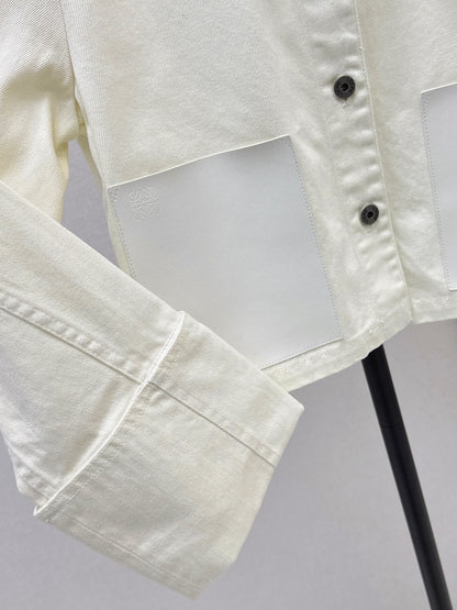 Denim Rolled-Sleeve Jacket