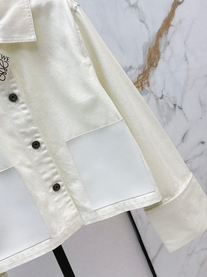 Denim Rolled-Sleeve Jacket