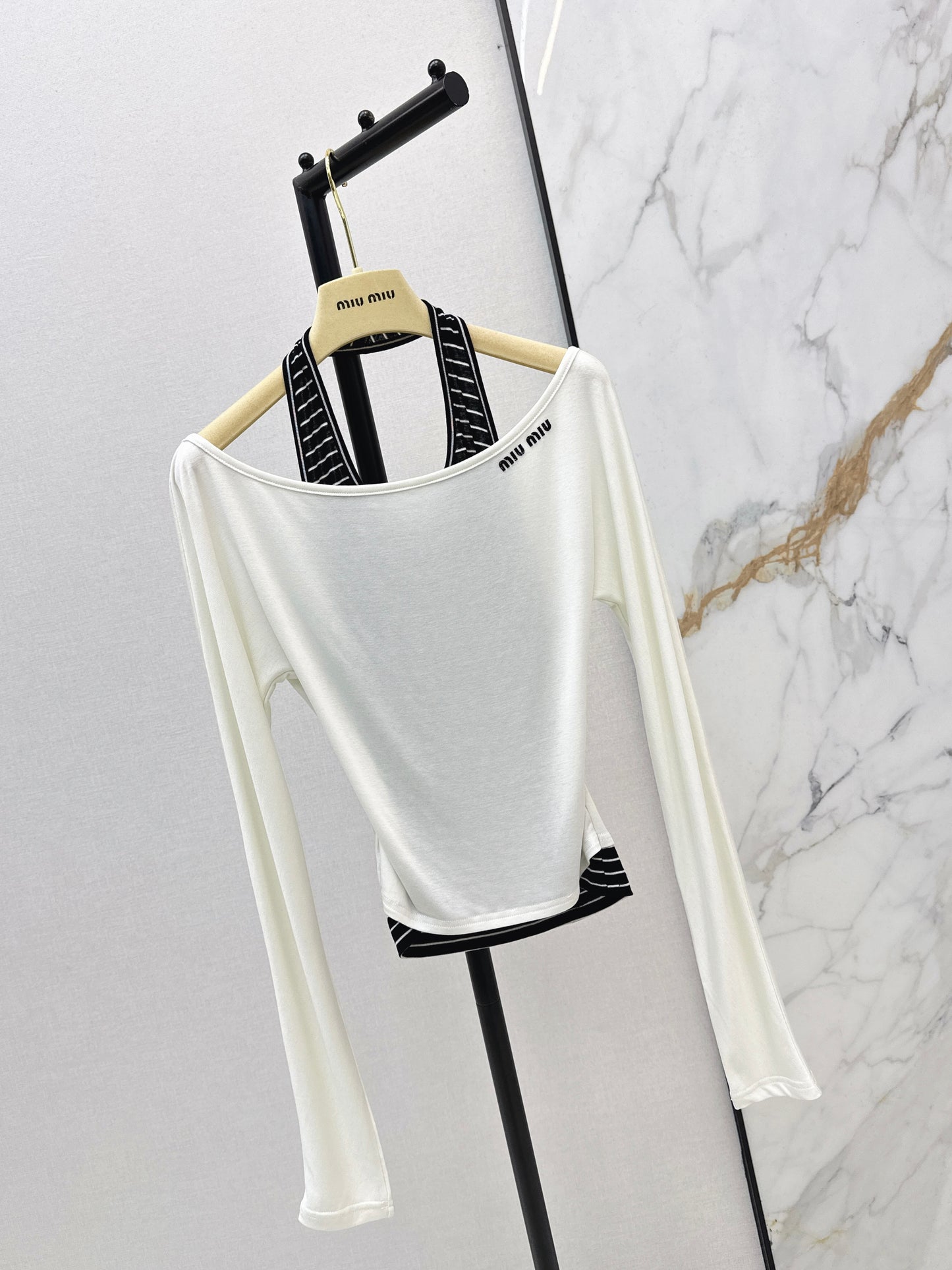 Faux Two-Piece Base Layer Top