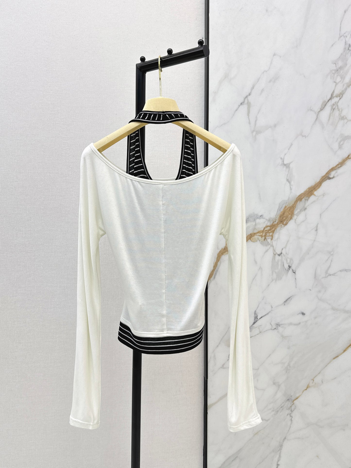 Faux Two-Piece Base Layer Top