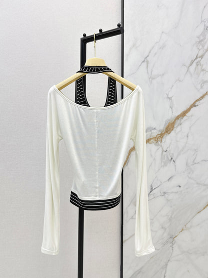 Faux Two-Piece Base Layer Top