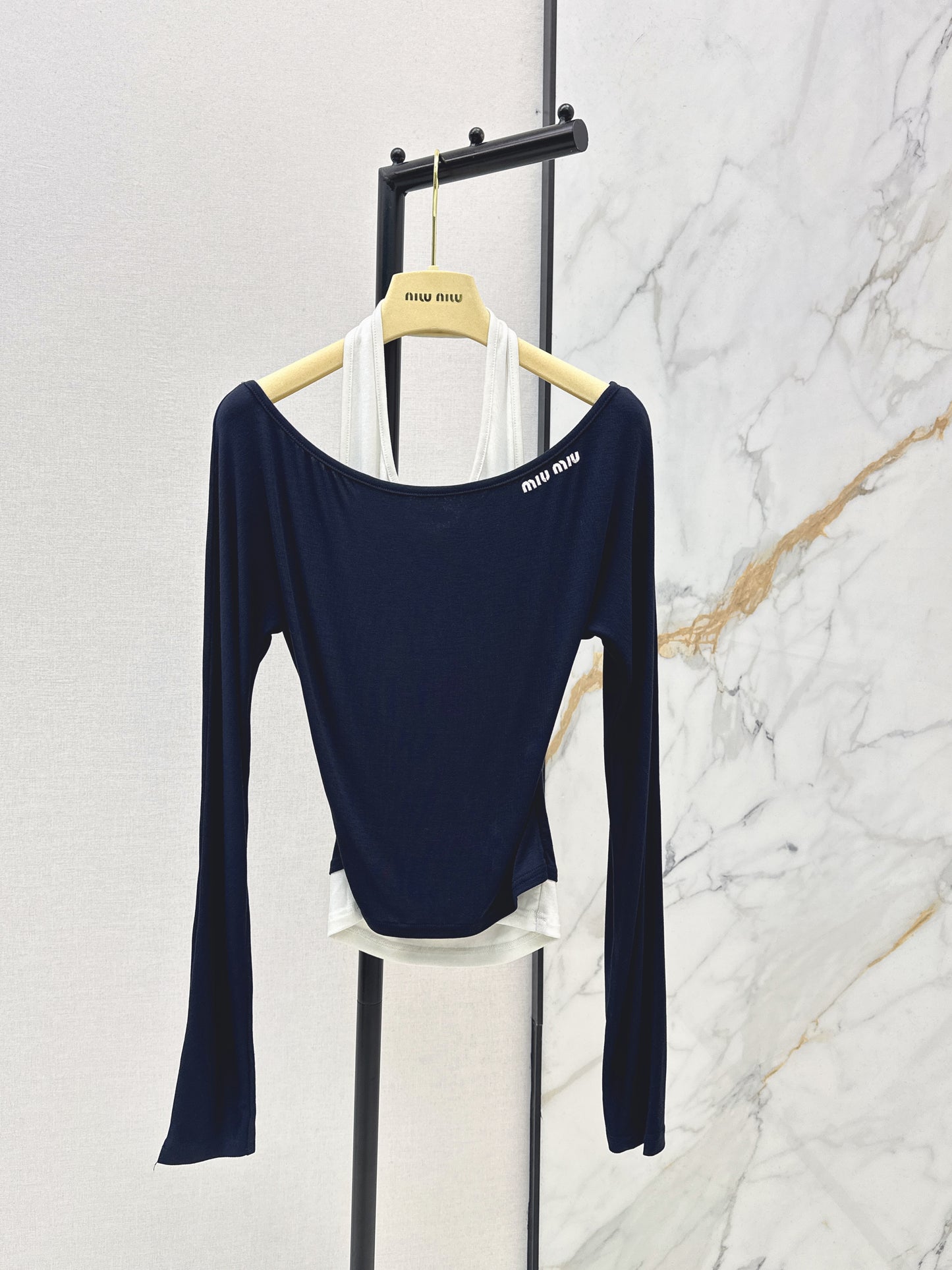 Faux Two-Piece Base Layer Top