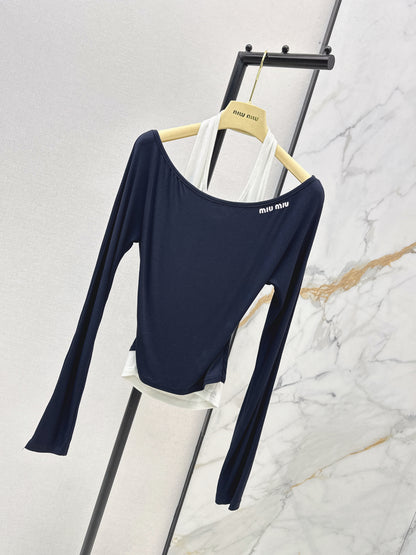 Faux Two-Piece Base Layer Top
