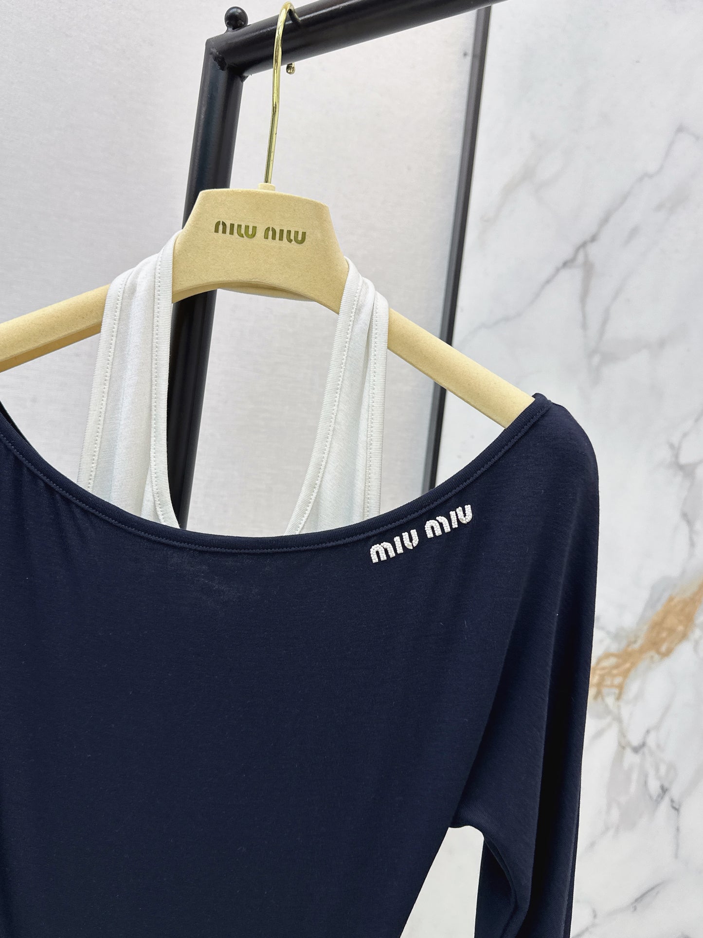 Faux Two-Piece Base Layer Top