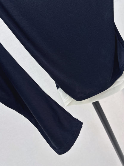 Faux Two-Piece Base Layer Top