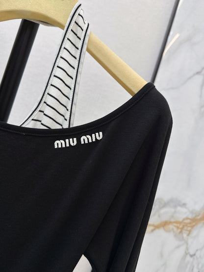 Faux Two-Piece Base Layer Top