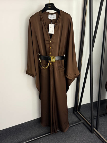 Batwing short-sleeved jumpsuit