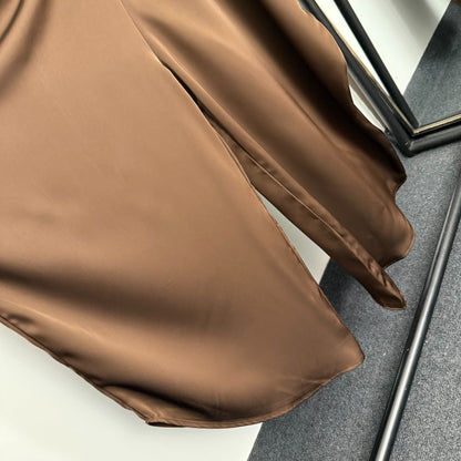 Batwing short-sleeved jumpsuit