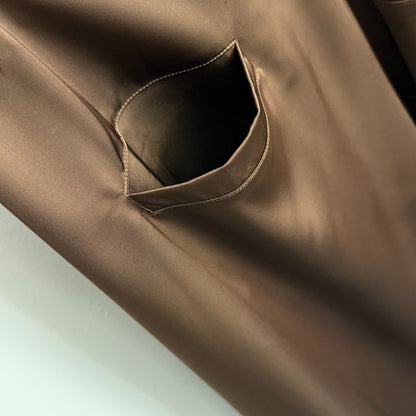 Batwing short-sleeved jumpsuit