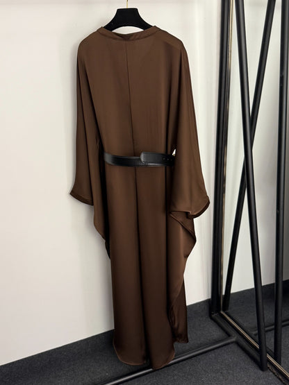 Batwing short-sleeved jumpsuit