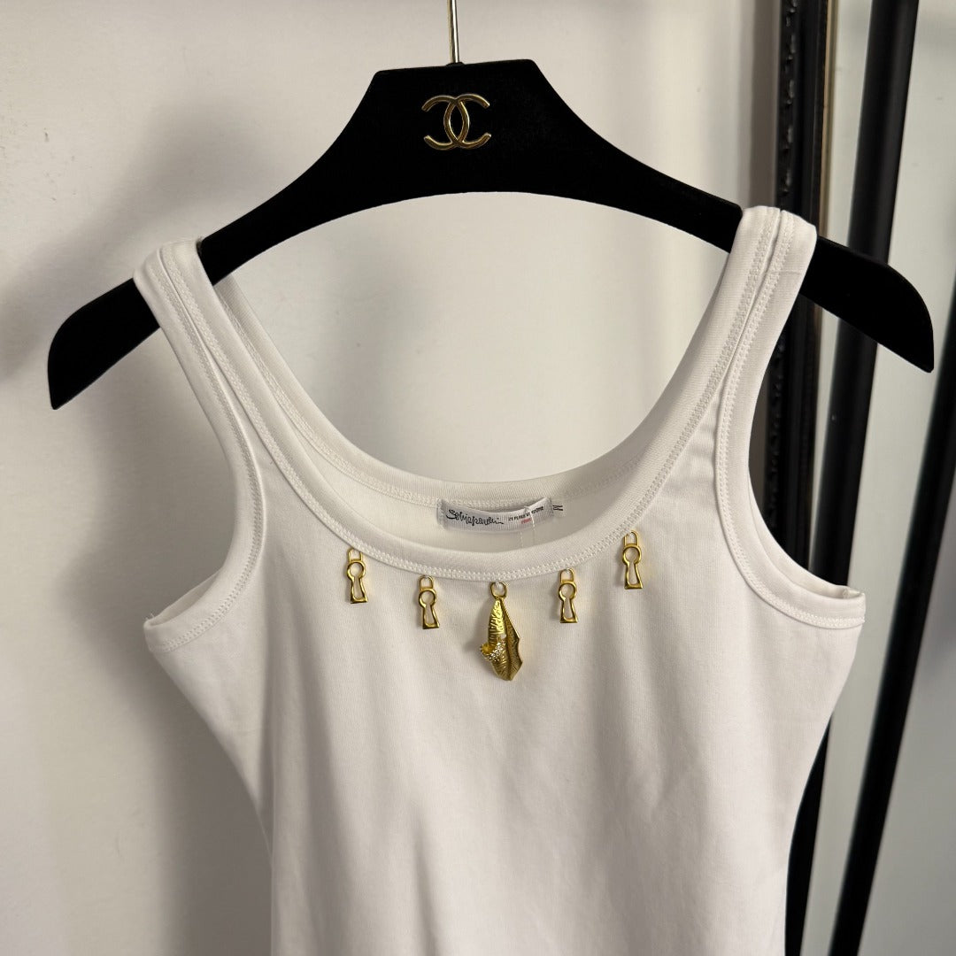 Slim-fit tank top