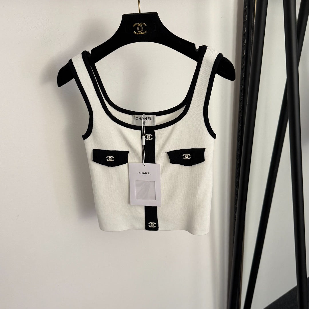 Color-blocked tank top