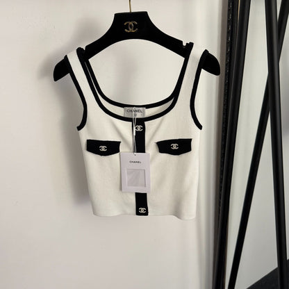 Color-blocked tank top