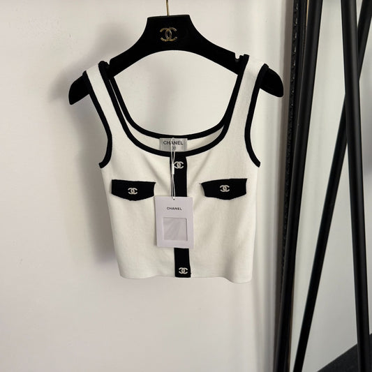 Color-blocked tank top