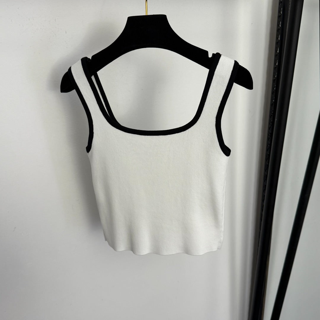 Color-blocked tank top