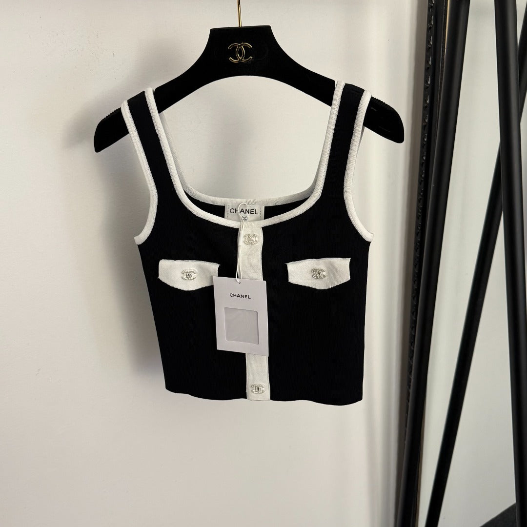 Color-blocked tank top