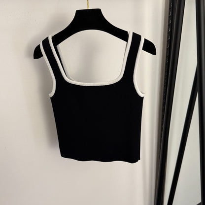 Color-blocked tank top