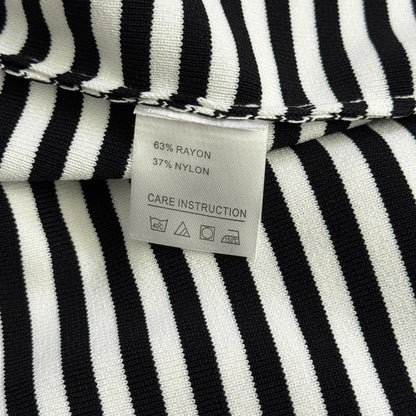 Striped knit vest
