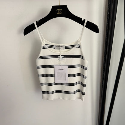 Striped knit camisole