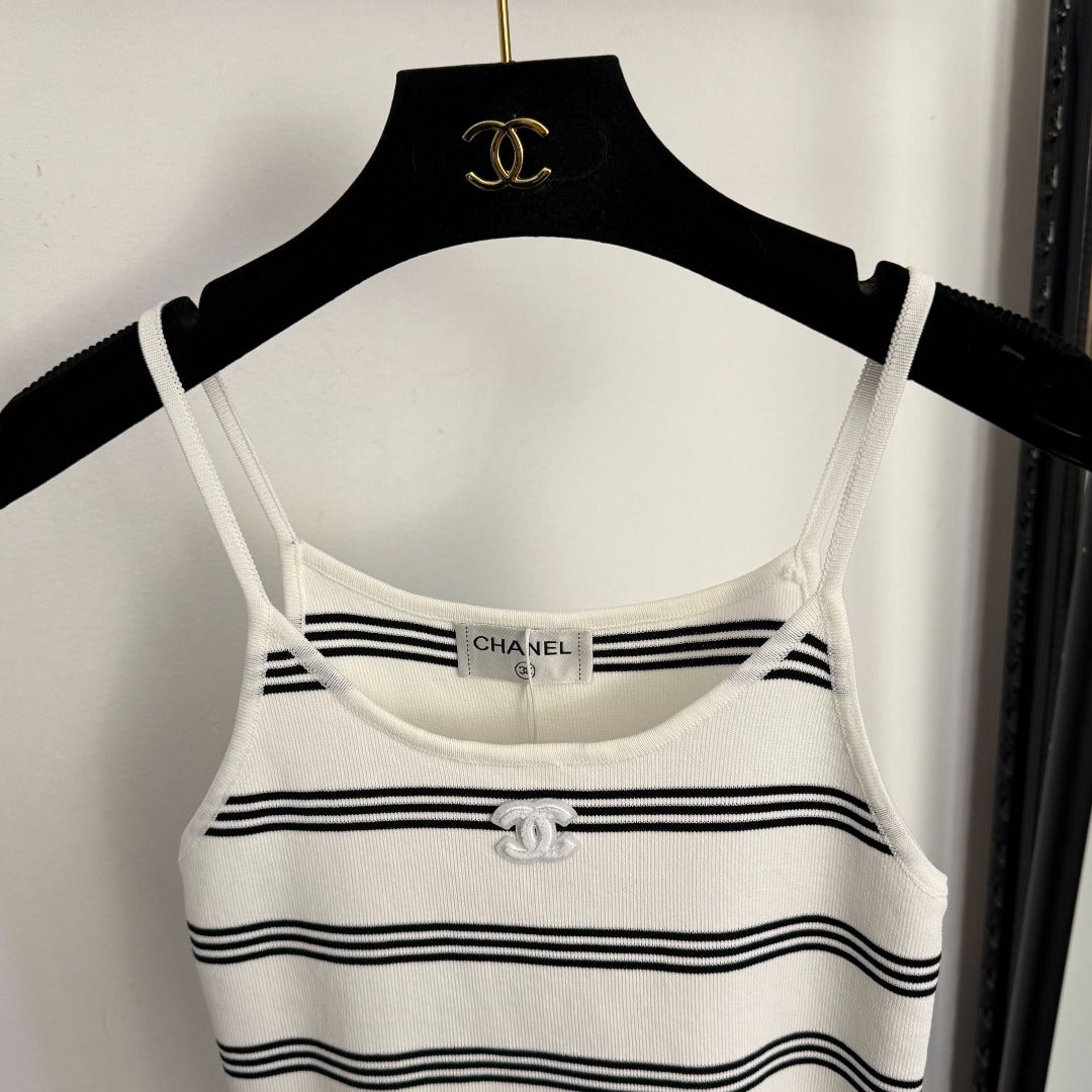 Striped knit camisole