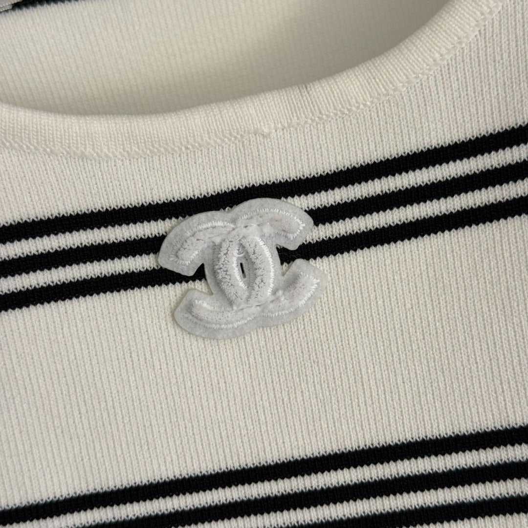 Striped knit camisole