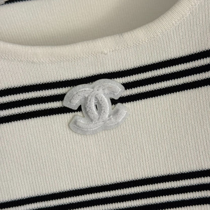 Striped knit camisole