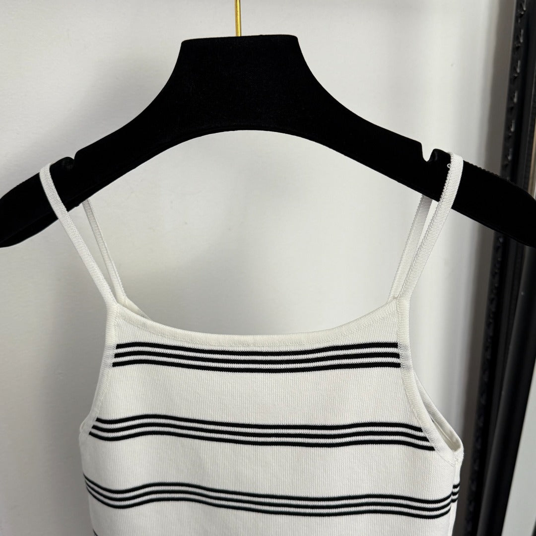 Striped knit camisole
