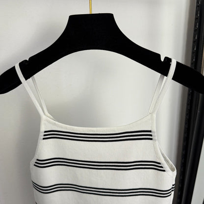 Striped knit camisole