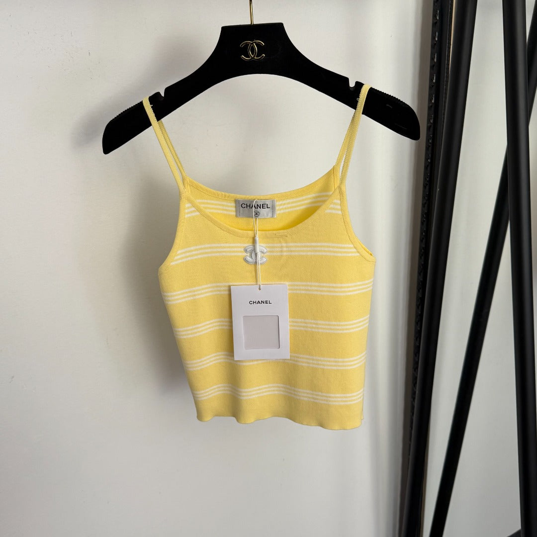 Striped knit camisole