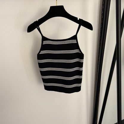 Striped knit camisole