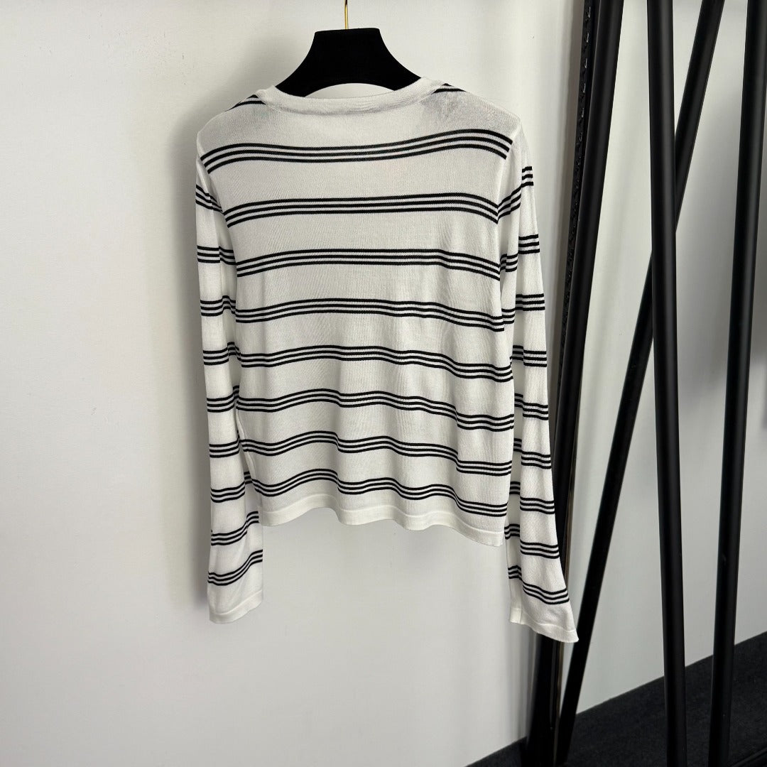 Striped Cardigan