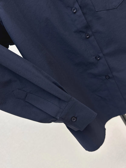 Triangle logo loose-fitting shirt