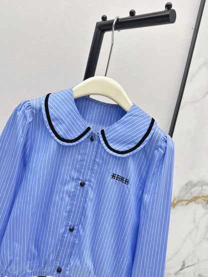 Short-sleeved collared shirt