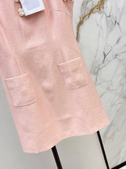 A youthful pink dress