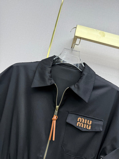 Workwear-style shirt dress