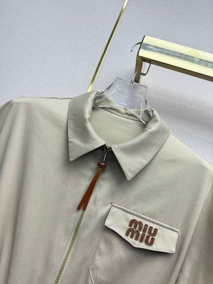 Workwear-style shirt dress