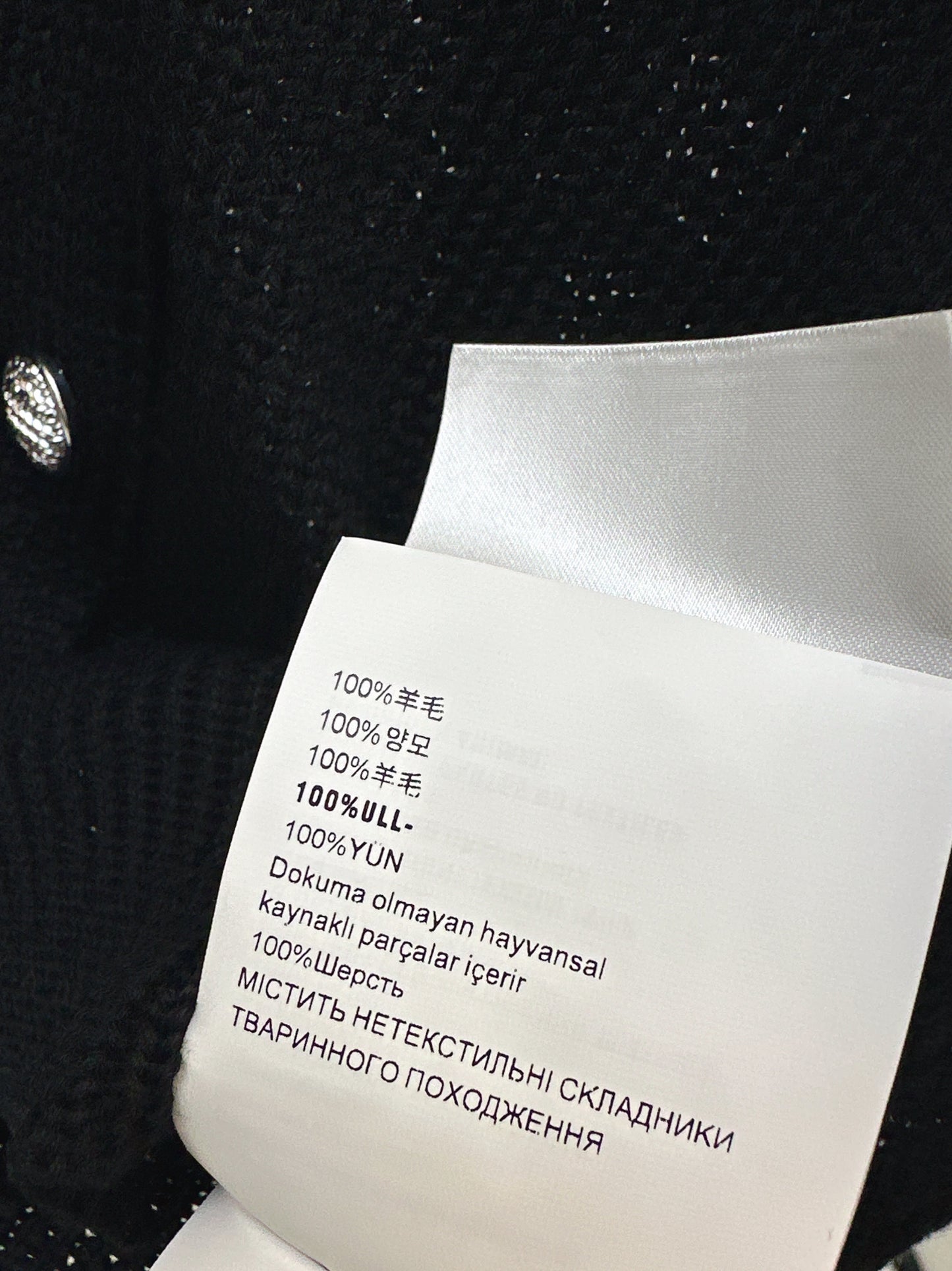 Rhinestone-studded T-shirt