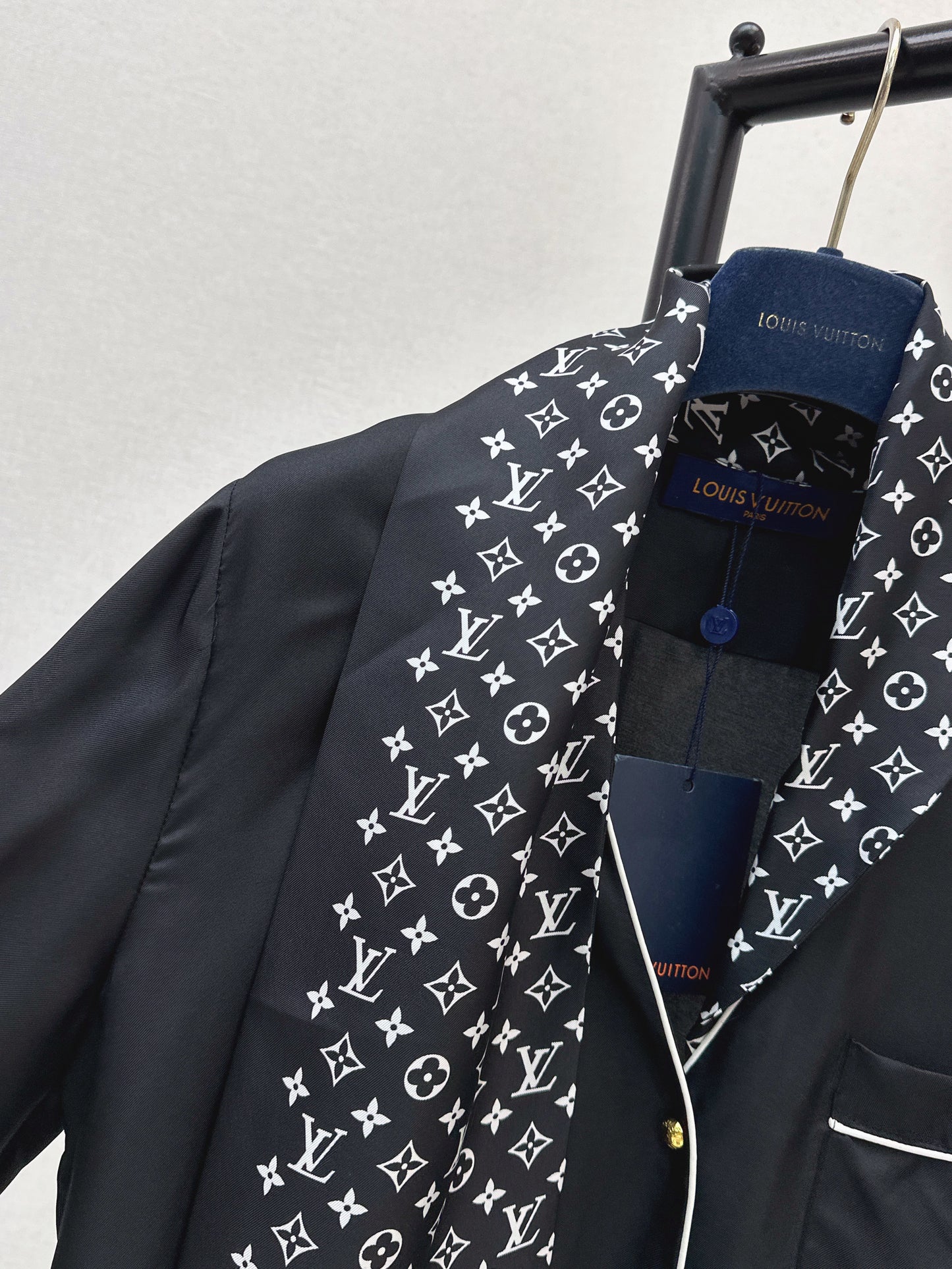 Printed Silk Ribbon Shirt