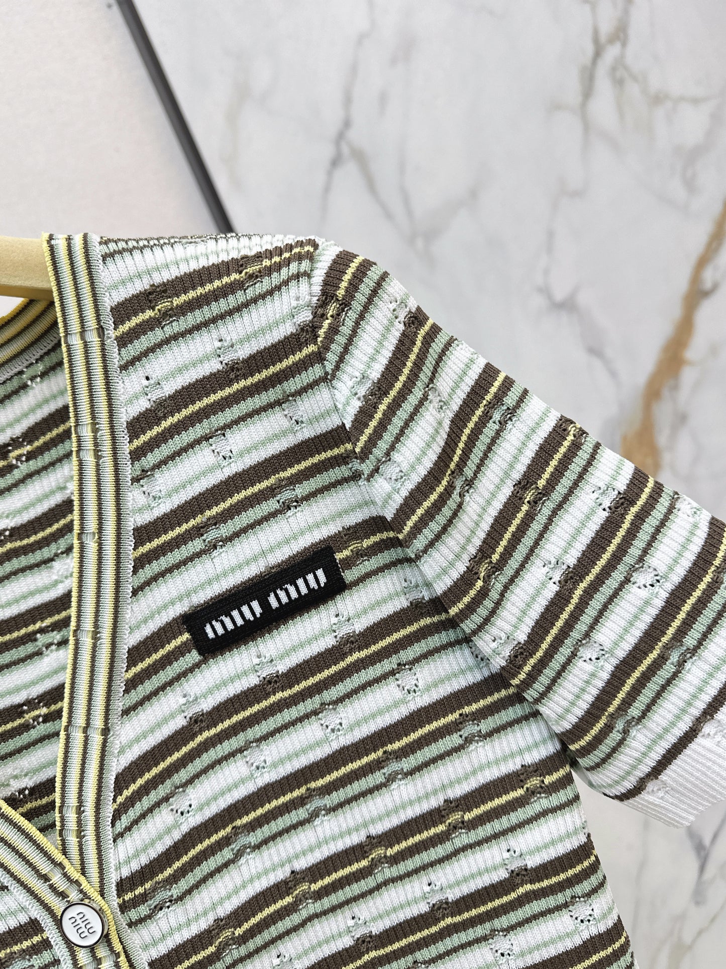 Striped Knit T-Shirt