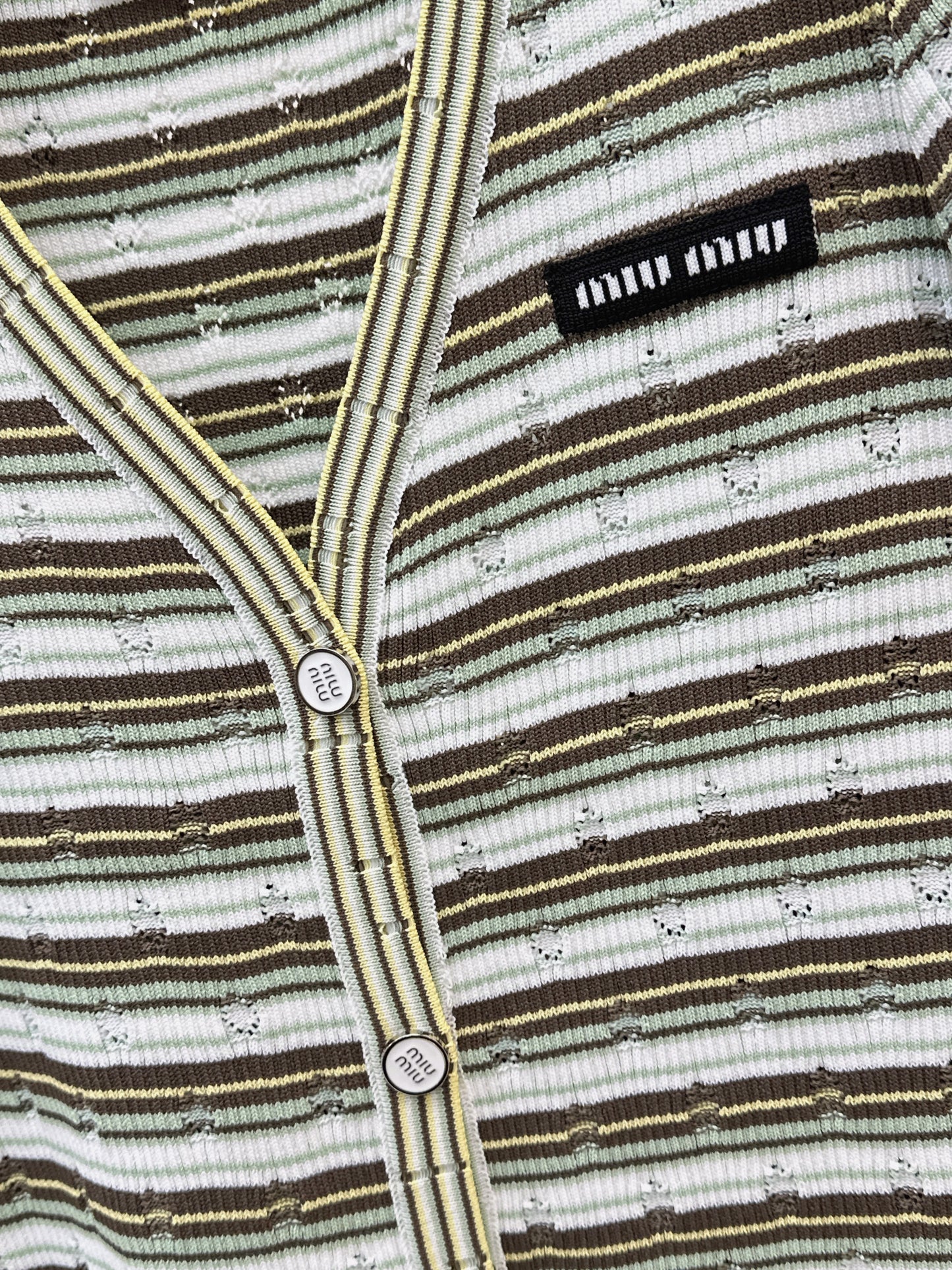 Striped Knit T-Shirt