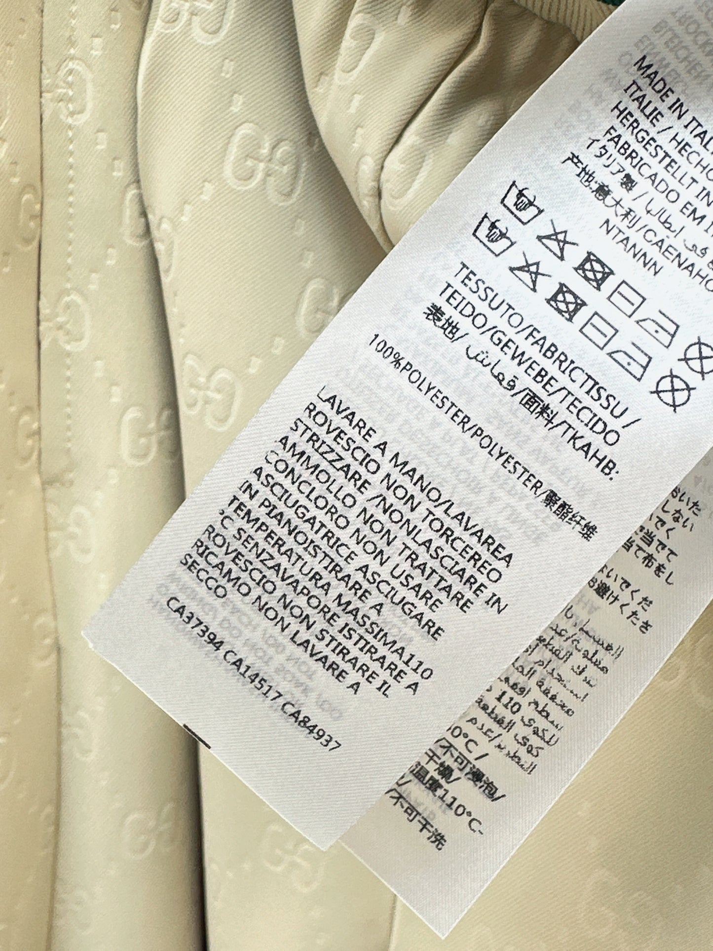 Letter print wide-leg trousers