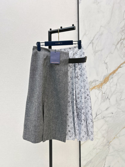 Belt-embellished Skirt