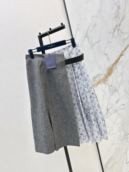 Belt-embellished Skirt