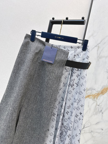 Belt-embellished Skirt